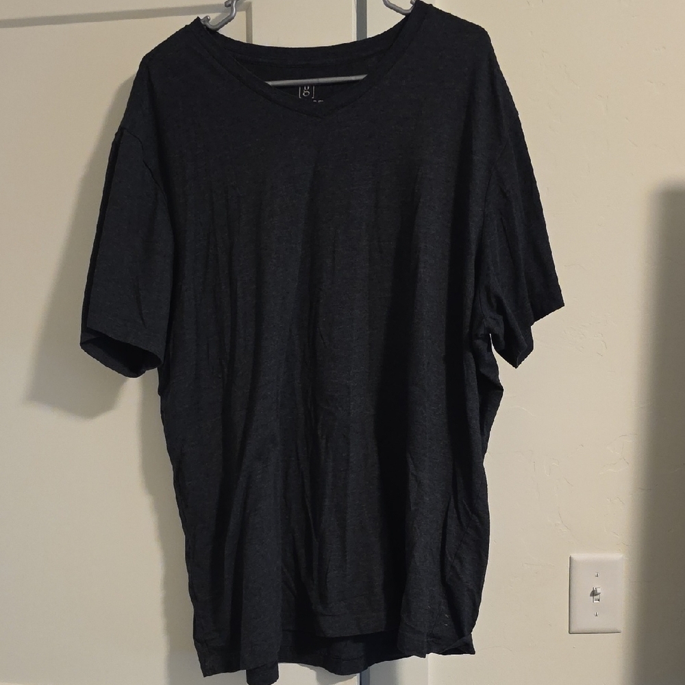 George Men's Dark Gray Short Sleeve Crewneck Tee